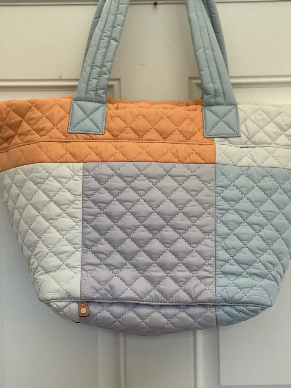 MZWALLACE medium metro tote deluxe in beautiful pastels.